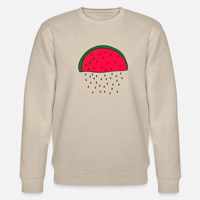 Wassermelone - Stanley/Stella Unisex Bio-Sweatshirt CHANGER  - Beige