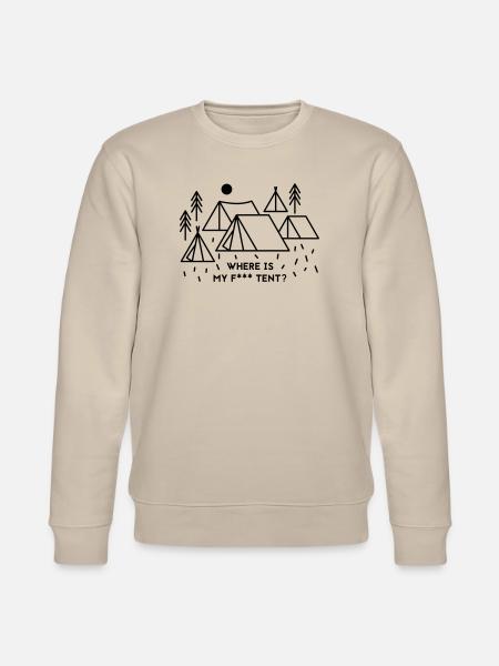Where is my tent? - Stanley/Stella Unisex Bio-Sweatshirt CHANGER - Beige