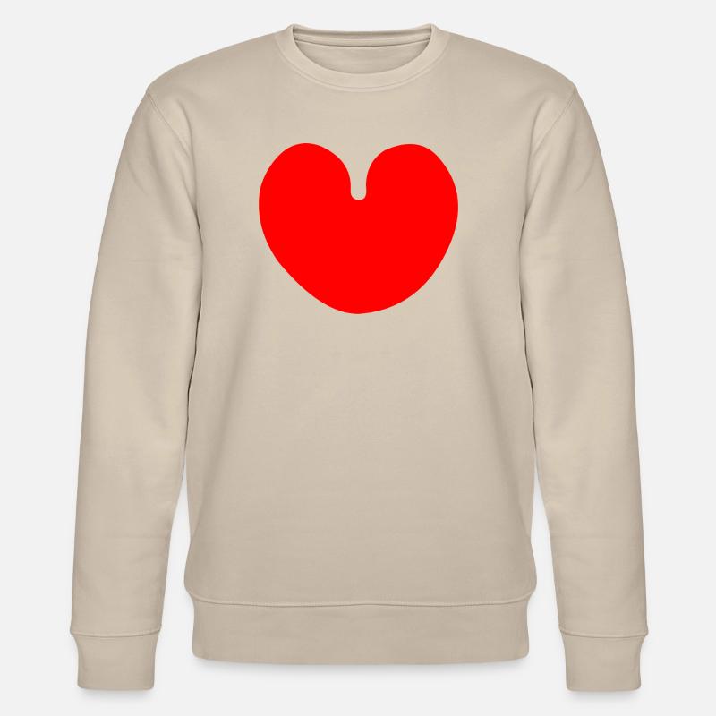 water leaf multi-leaf - Stanley/Stella CHANGER Unisex Organic Sweatshirt - beige