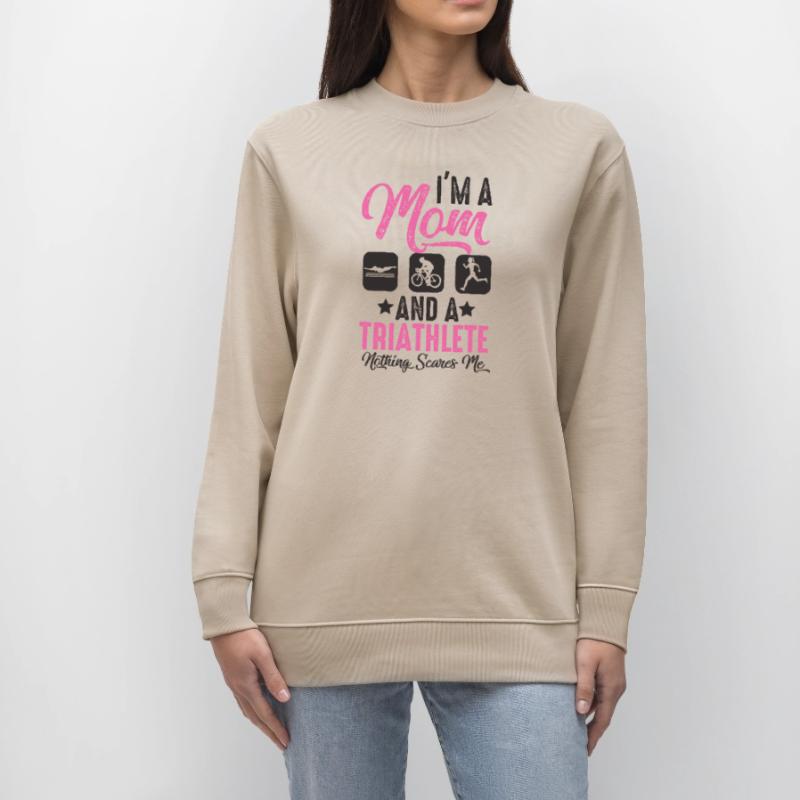 Ich Bin Eine Mutter Und Ein Triathlet Stanley/Stella Unisex Bio-Sweatshirt CHANGER 