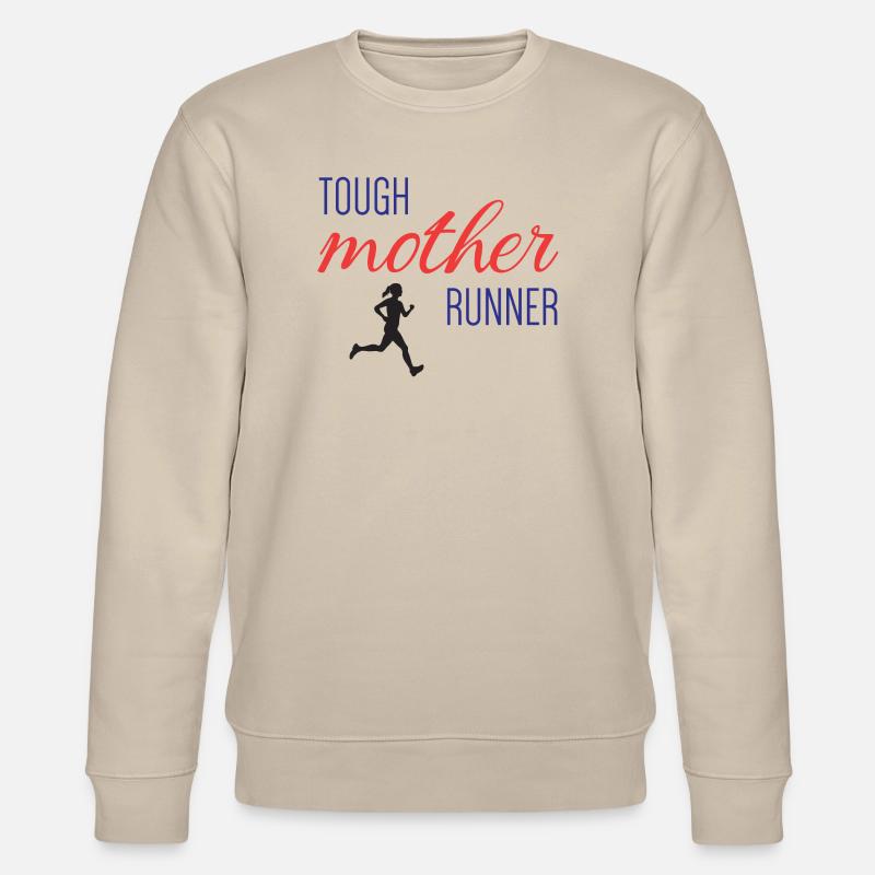 Tough Mother Runner - Stanley/Stella Unisex Bio-Sweatshirt CHANGER  - Beige