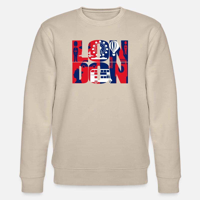 London - Stanley/Stella Unisex Bio-Sweatshirt CHANGER  - Beige