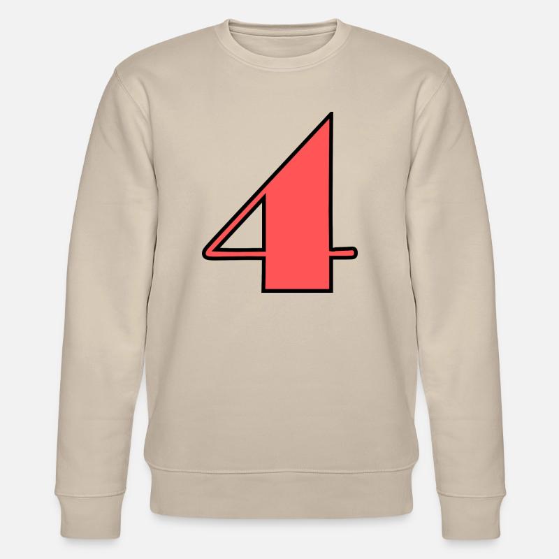 4,4 ANS,4e ANNIVERSAIRE,ANNIVERSAIRE 4 ANS - Sweat bio CHANGER Stanley/Stella Unisexe - beige