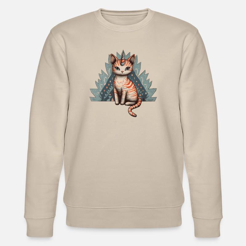 chat-licorne Pastel - Sweat bio CHANGER Stanley/Stella Unisexe - beige