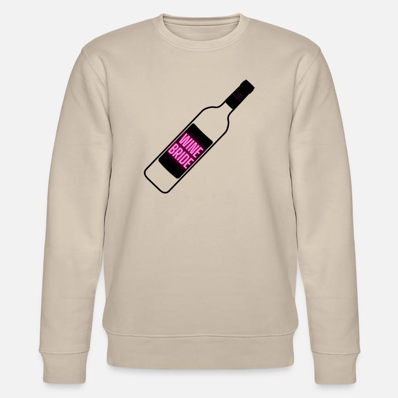 WINE BRIDE - Stanley/Stella Unisex Bio-Sweatshirt CHANGER  - Beige