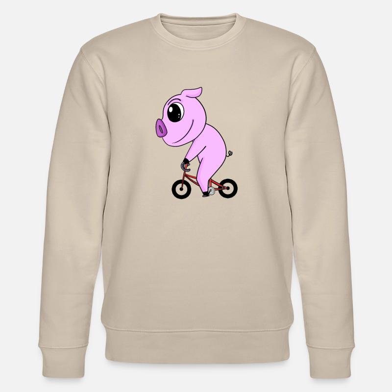 Vélo cochon - Sweat bio CHANGER Stanley/Stella Unisexe - beige