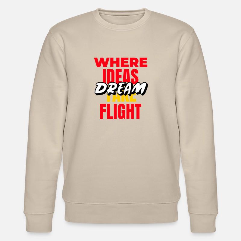 T-Shirt-Design-Generator mit lebendigen - Stanley/Stella Unisex Bio-Sweatshirt CHANGER  - Beige