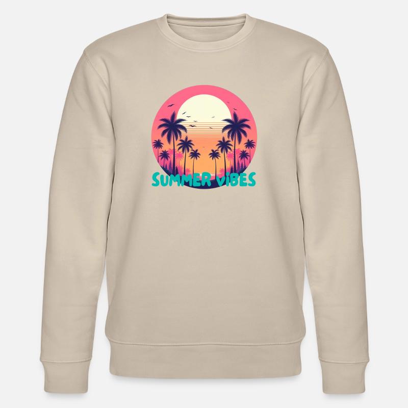 Sommer-Vibes - Stanley/Stella Unisex Bio-Sweatshirt CHANGER - Beige