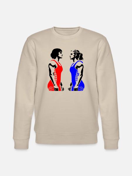Women's Wrestling - Stanley/Stella CHANGER Unisex Organic Sweatshirt - beige