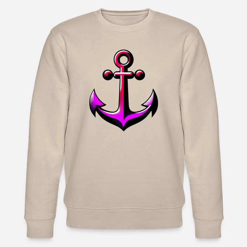 Ein Anker - Stanley/Stella Unisex Bio-Sweatshirt CHANGER  - Beige