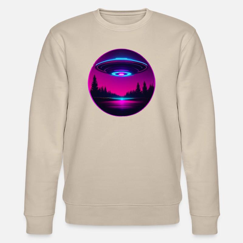 Pink Ufo - Stanley/Stella Unisex Bio-Sweatshirt CHANGER  - Beige