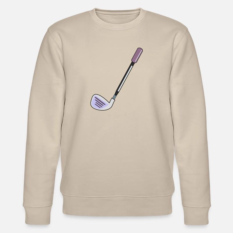 GOLFSCHLÄGER GOLFSPIELEN - Stanley/Stella Unisex Bio-Sweatshirt CHANGER  - Beige