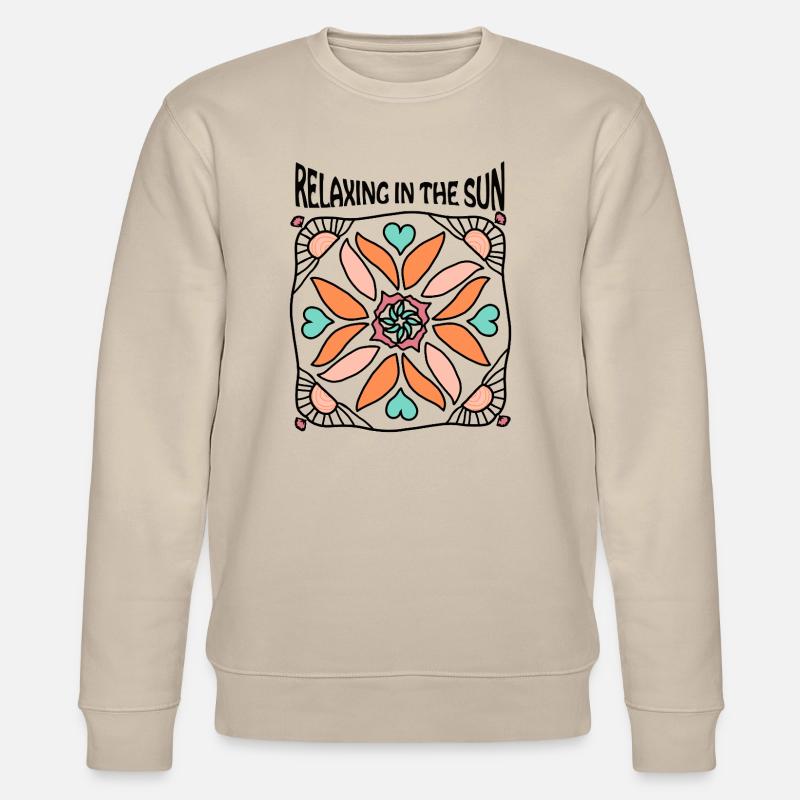 Relaxing in the sun - Stanley/Stella Unisex Bio-Sweatshirt CHANGER  - Beige