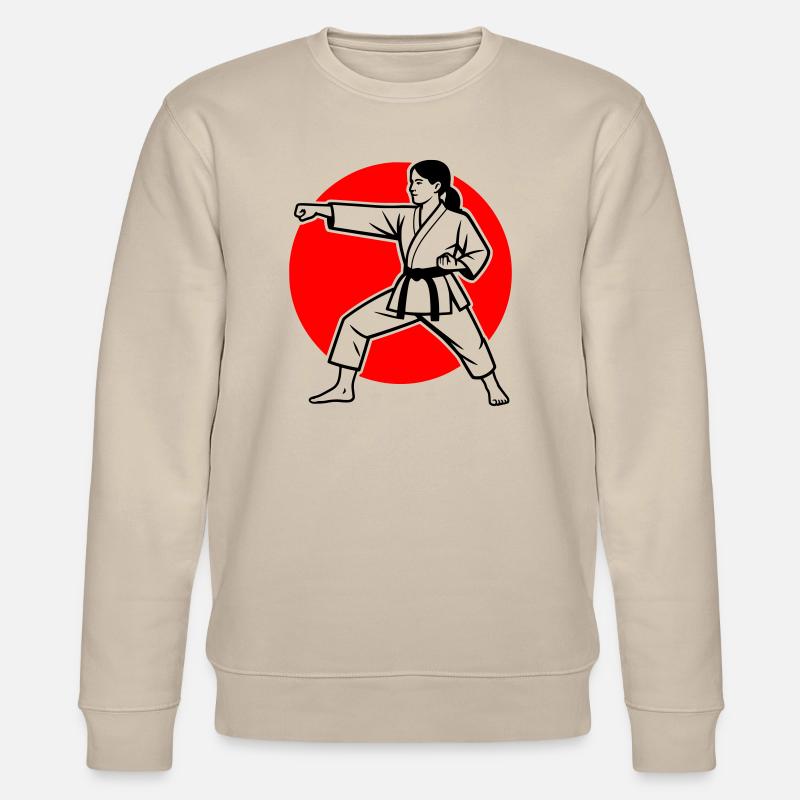 Karate Oi-Zuki - Stanley/Stella Unisex Bio-Sweatshirt CHANGER  - Beige