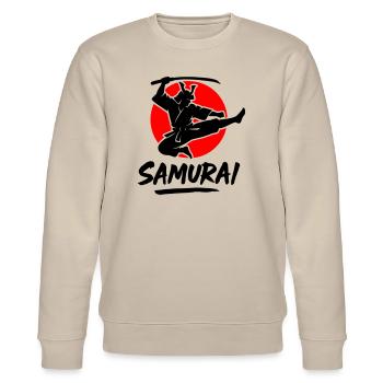 Samouraï - Sweat bio CHANGER Stanley/Stella Unisexe - beige - Devant - Nik (191cm) & Marisol (170cm)