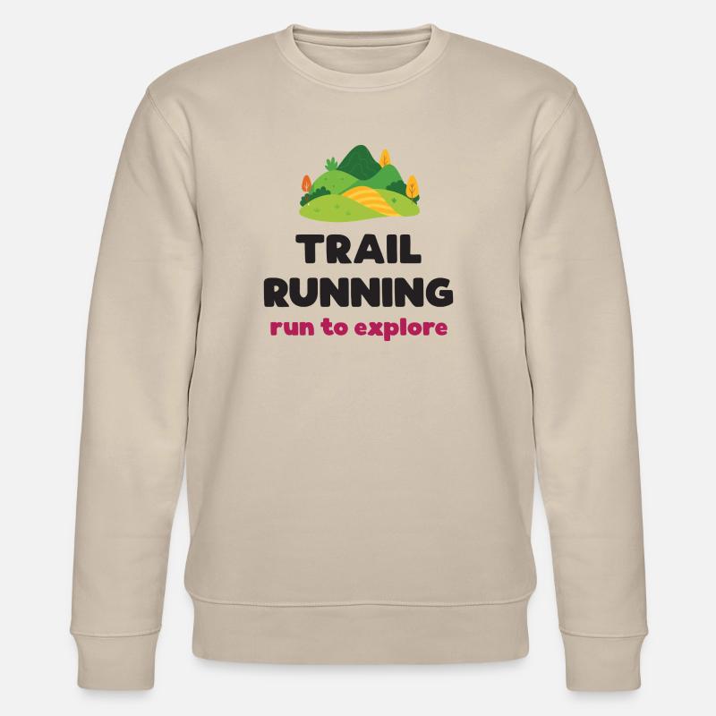 Trail Running - Courir pour explorer - Sweat bio CHANGER Stanley/Stella Unisexe - beige