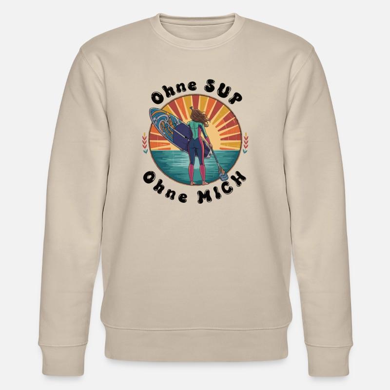 sans SUP - sans MOI - Sweat bio CHANGER Stanley/Stella Unisexe - beige