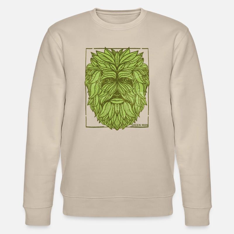 Conception de visage d'arbre mystique - Sweat bio CHANGER Stanley/Stella Unisexe - beige