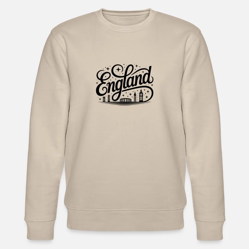 Angleterre - Souvenir Design - Sweat bio CHANGER Stanley/Stella Unisexe - beige