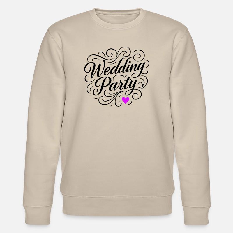 Fête de mariage Fête de mariage - Sweat bio CHANGER Stanley/Stella Unisexe - beige