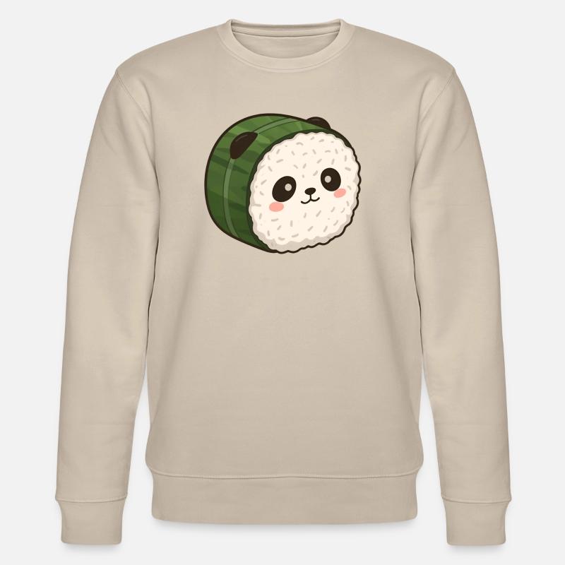 Panda Sushi - Conception culinaire d’anime mignon - Sweat bio CHANGER Stanley/Stella Unisexe - beige