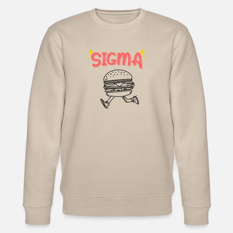 Sigma Burger Sprint - Stanley/Stella Unisex Bio-Sweatshirt CHANGER  - Beige
