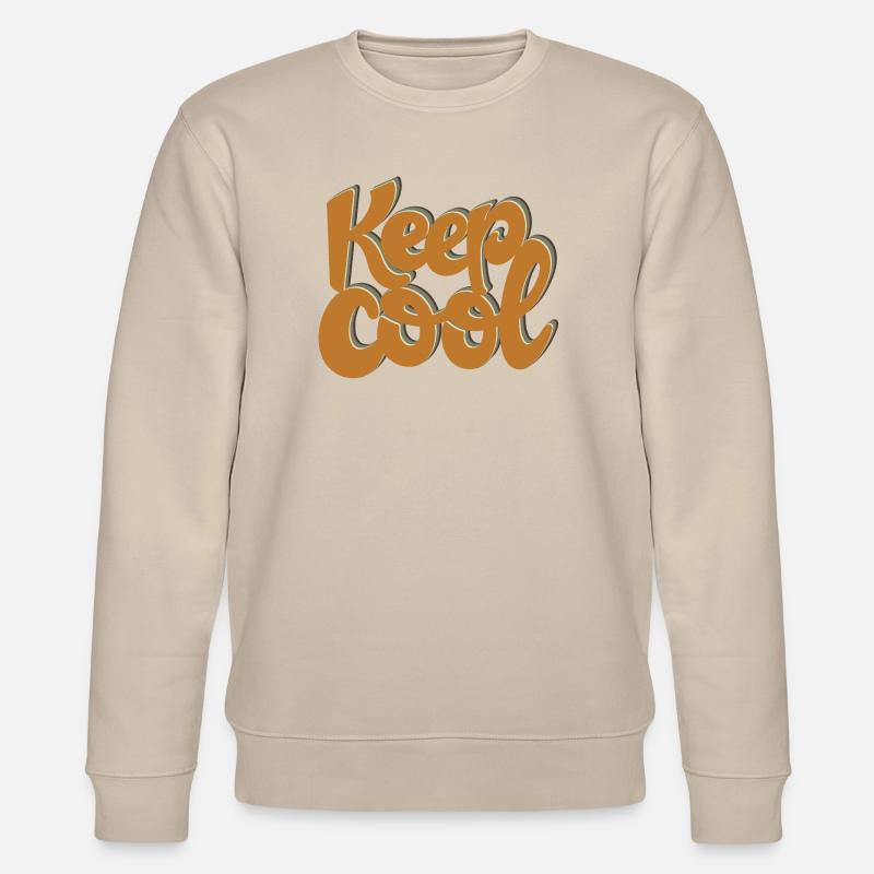 Keep cool - Stanley/Stella Unisex Bio-Sweatshirt CHANGER  - Beige