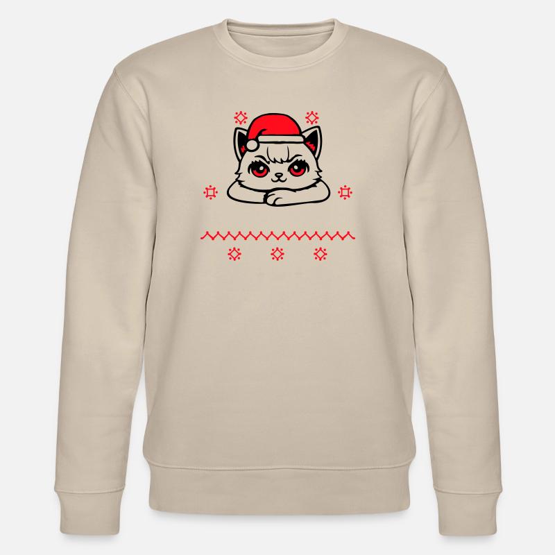 Le Noël préféré du Père Noël - Sweat bio CHANGER Stanley/Stella Unisexe - beige