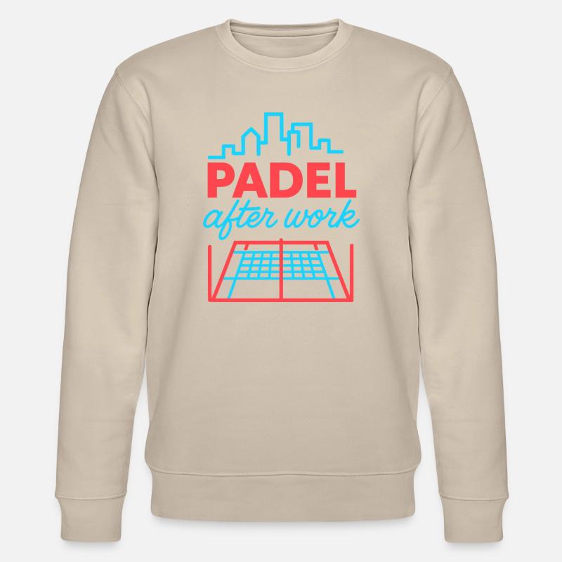 Padel After Work - Stanley/Stella Unisex Bio-Sweatshirt CHANGER  - Beige