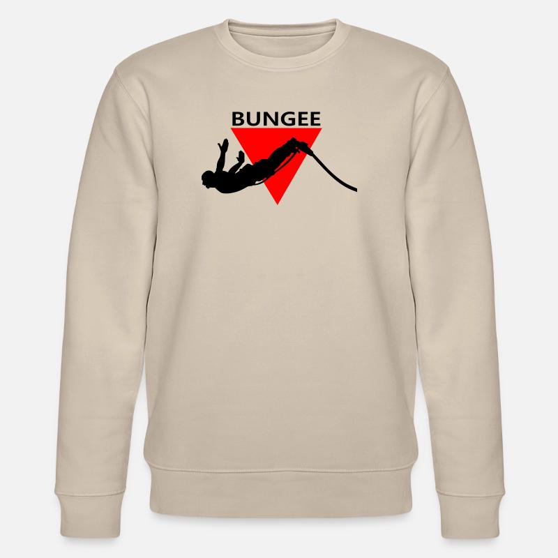 Bungeejumping - Stanley/Stella Unisex Bio-Sweatshirt CHANGER  - Beige