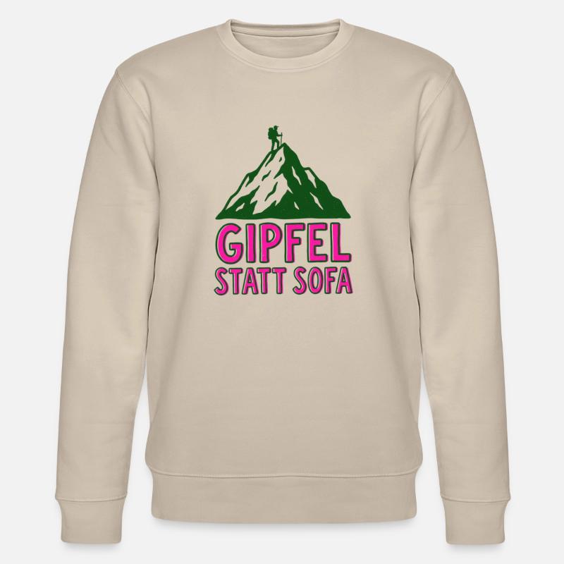 Gipfel statt Sofa - Stanley/Stella Unisex Bio-Sweatshirt CHANGER  - Beige