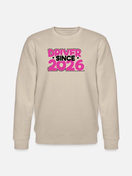 Kørekort 2026 Køreprøve Kørekortprøve - Stanley/Stella økologisk unisex-sweatshirt CHANGER - beige