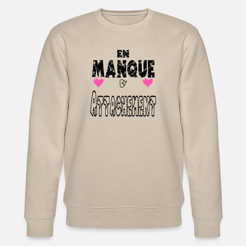 Lacking attachment - Stanley/Stella CHANGER Unisex Organic Sweatshirt - beige