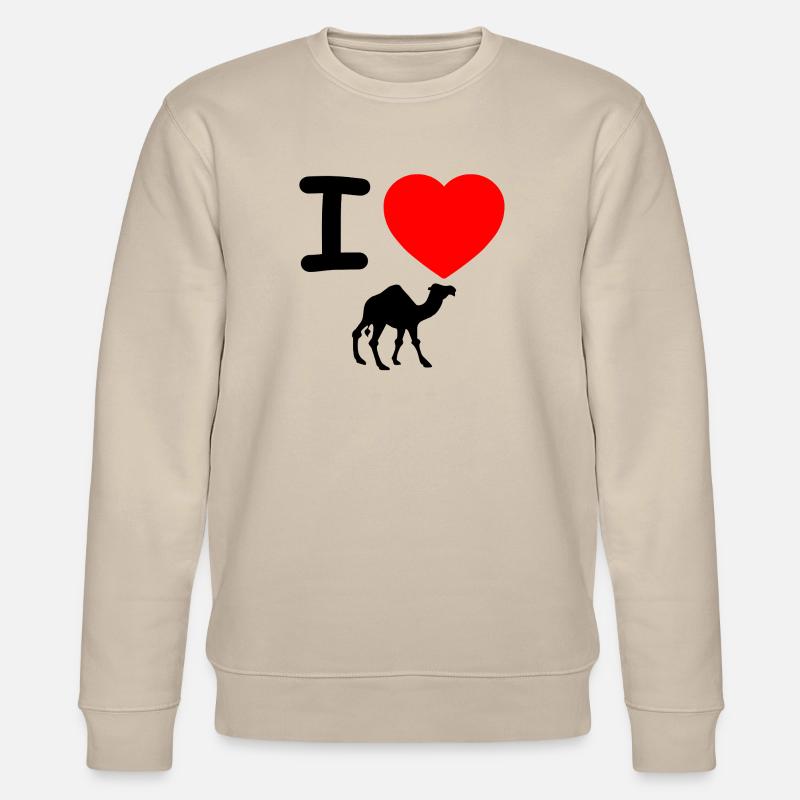 Dromedar - Stanley/Stella Unisex Bio-Sweatshirt CHANGER  - Beige