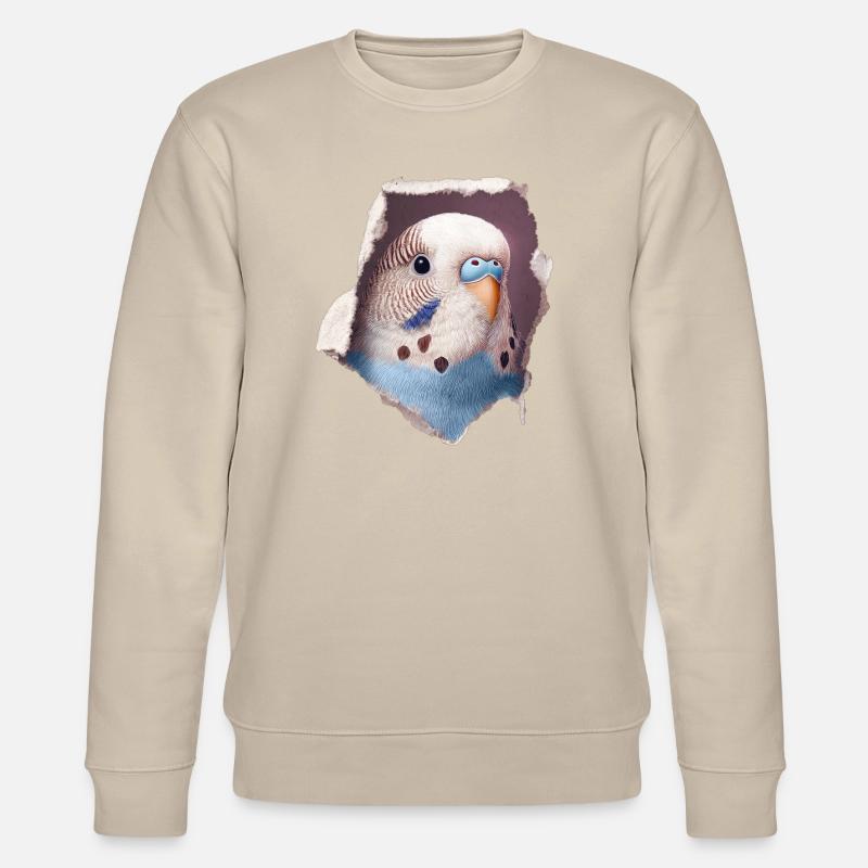 Perruche ondulée - Sweat bio CHANGER Stanley/Stella Unisexe - beige