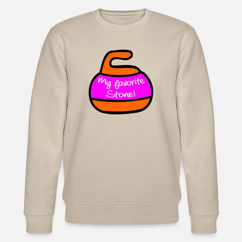 Curling de la Saint-Valentin - Sweat bio CHANGER Stanley/Stella Unisexe - beige