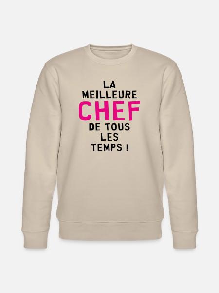 Best Chef of All Time - Stanley/Stella CHANGER Unisex Organic Sweatshirt - beige