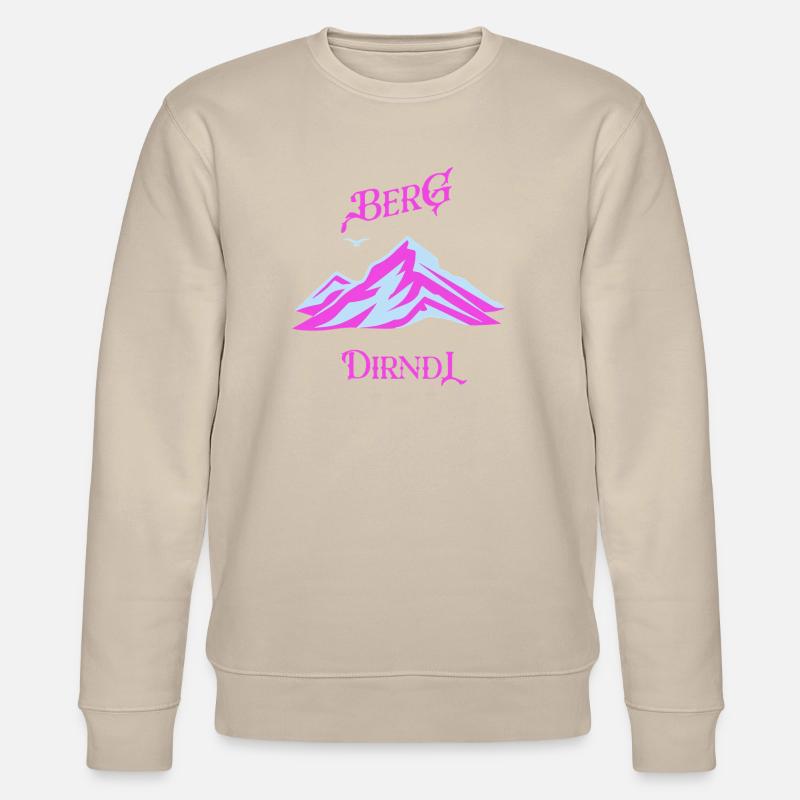 Berg Dirndl Neon Pastell - Stanley/Stella Unisex Bio-Sweatshirt CHANGER  - Beige