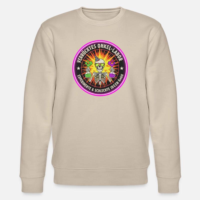 Crazy Uncle Lab - Experiments & Ideas - Stanley/Stella CHANGER Unisex Organic Sweatshirt - beige