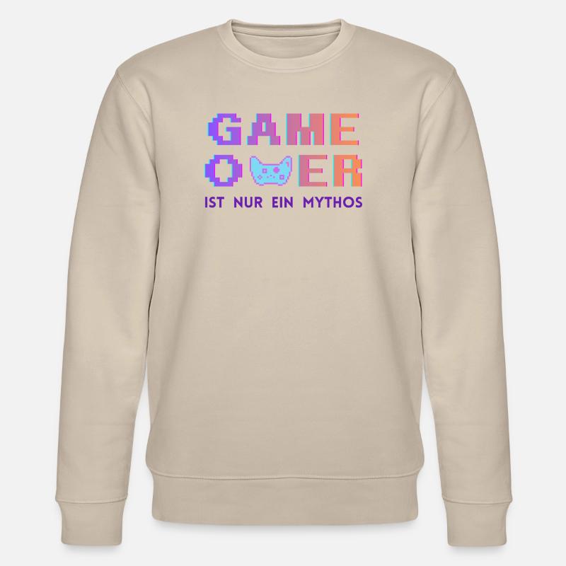 Game Over Mythos Pixel Gradient - Stanley/Stella Unisex Bio-Sweatshirt CHANGER  - Beige