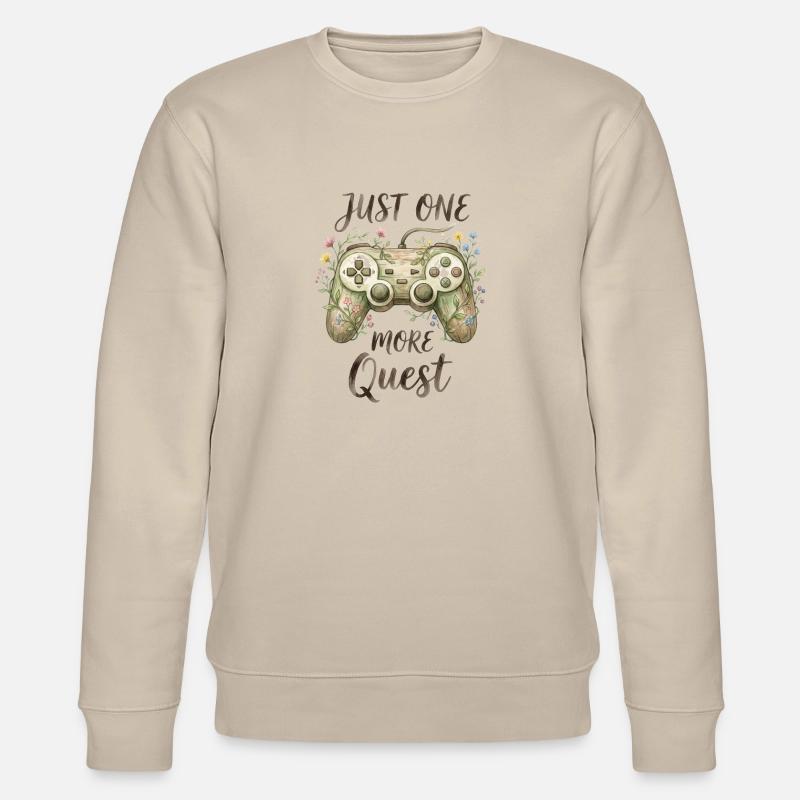Nur noch eine Quest Botanischer Controller - Stanley/Stella Unisex Bio-Sweatshirt CHANGER  - Beige