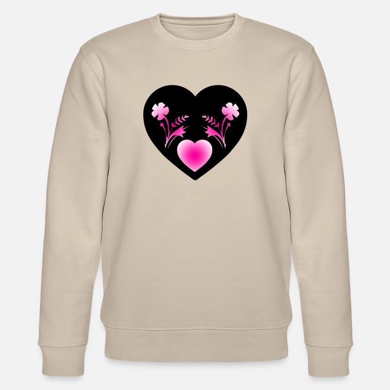 Blumen - Stanley/Stella Unisex Bio-Sweatshirt CHANGER  - Beige
