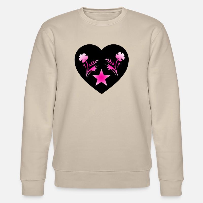 Blumen - Stanley/Stella Unisex Bio-Sweatshirt CHANGER  - Beige