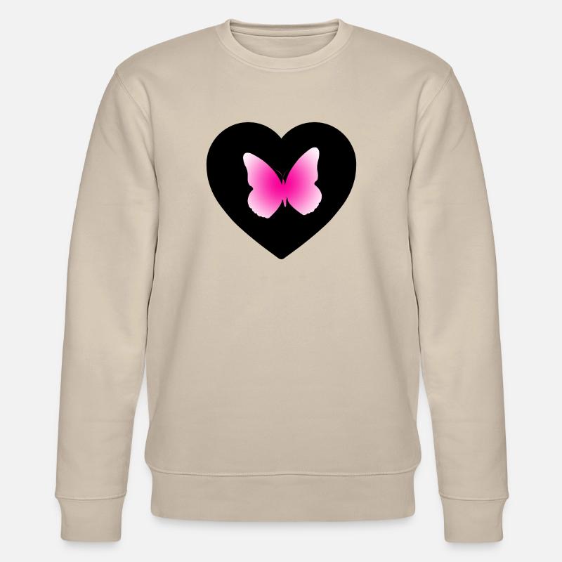 Butterfly - Stanley/Stella CHANGER Unisex Organic Sweatshirt - beige