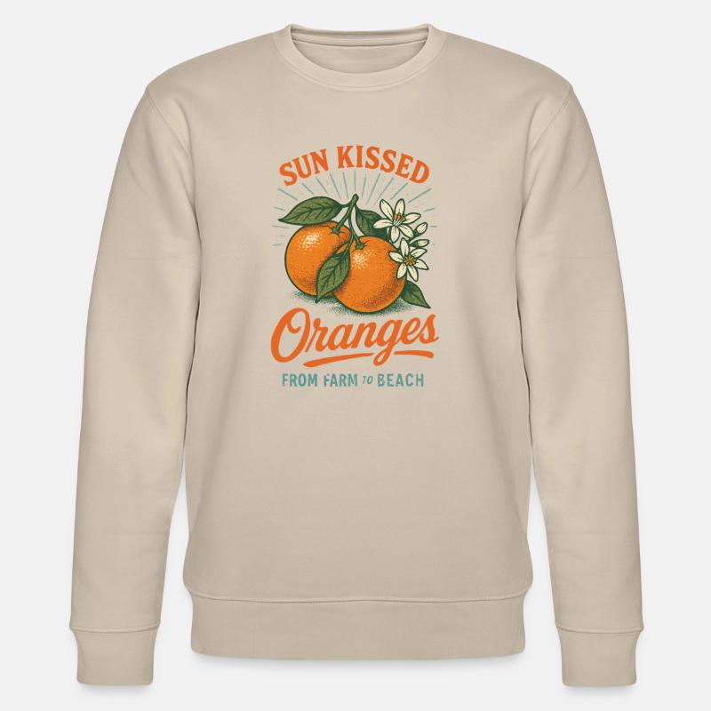 Orange Bronzées Été - Sweat bio CHANGER Stanley/Stella Unisexe - beige