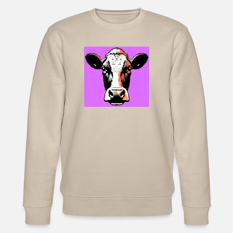 vache - Sweat bio CHANGER Stanley/Stella Unisexe - beige