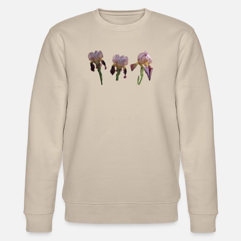 Irises - Stanley/Stella CHANGER Unisex Organic Sweatshirt - beige