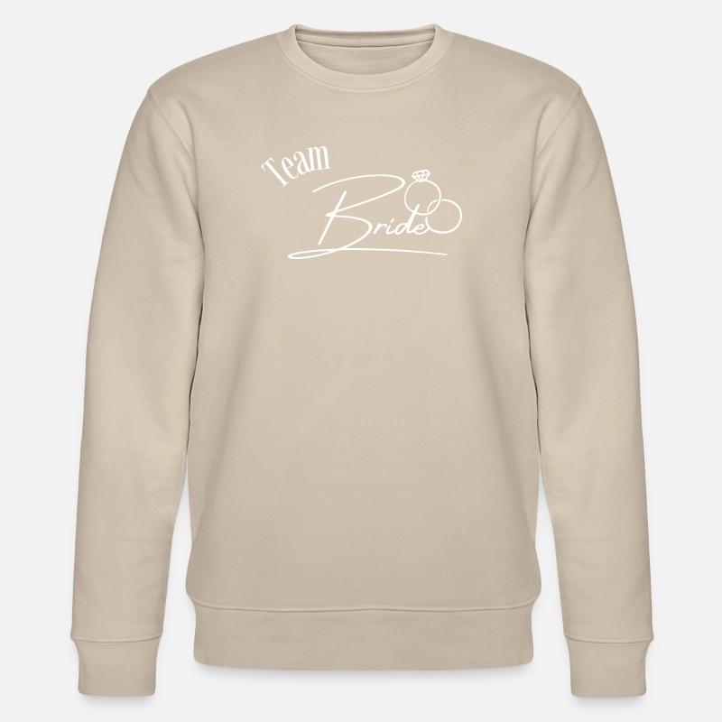 Team Bride - Stanley/Stella Unisex Bio-Sweatshirt CHANGER  - Beige