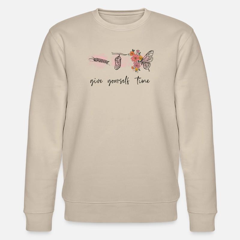 Gib dir Zeit - Stanley/Stella Unisex Bio-Sweatshirt CHANGER  - Beige