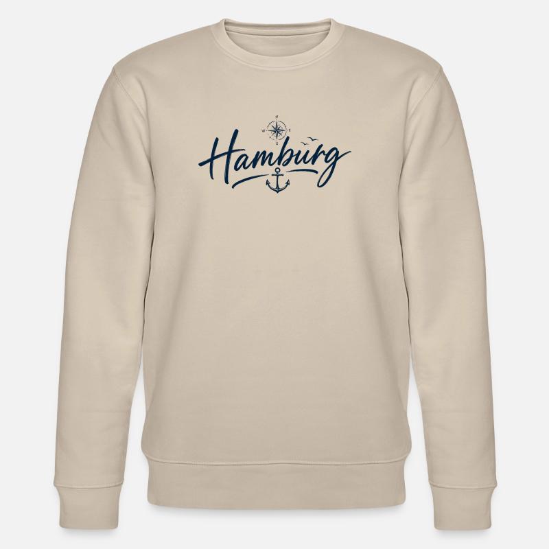 Hamburg Anchor - Sweat bio CHANGER Stanley/Stella Unisexe - beige